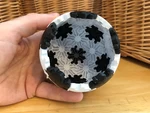 Modelo 3d de Bola de presión (icosaedro truncado)  para impresoras 3d