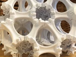 Modelo 3d de Puntales a presión modulares octet truss en espiral para impresoras 3d