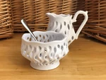  Malfunctioning creamer and sugar bowl  3d model for 3d printers