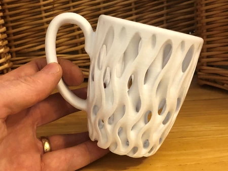 Modelo 3d de Taza que funciona mal para impresoras 3d