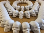  Skull jewelry set  3d model for 3d printers