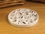  Four minimal surface coasters  3d model for 3d printers