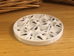 Modelo 3d de Cuatro posavasos de superficie mínima para impresoras 3d