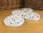  Four minimal surface coasters  3d model for 3d printers