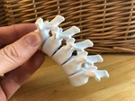  Mini articulating spine keychain  3d model for 3d printers