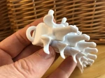 Modelo 3d de Mini llavero de columna vertebral articulada para impresoras 3d