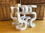  3d hilbert curve construction set  3d model for 3d printers