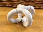  Two types of twisty tubes (circular)  3d model for 3d printers