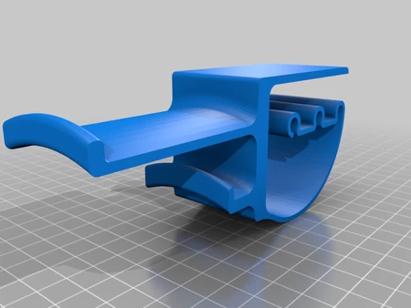  Table hook - desk clip  3d model for 3d printers