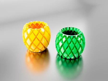  Pineapple vase  3d model for 3d printers