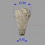  Skull ring jewelry skeleton ring 3d print model  3d model for 3d printers