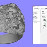 Modelo 3d de Anillo del cráneo de la joyería del esqueleto anillo de impresión 3d de la modelo para impresoras 3d