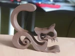 Modelo 3d de Gato (volver a cargar) para impresoras 3d