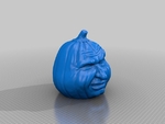  Grumpy pumpkin  3d model for 3d printers