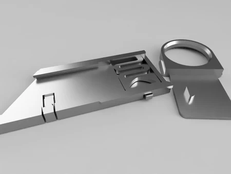  Pocket knife  3d model for 3d printers