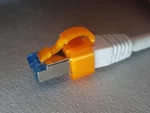 Modelo 3d de Reemplazo rj45 en dos partes [ajuste más fuerte y más ajustado] para impresoras 3d