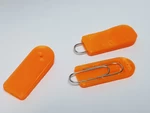  [with release hole] zipper pull using paperclip  3d model for 3d printers