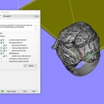 Modelo 3d de Tigre anillo de hombre del anillo de la joyería de la impresión 3d de la modelo para impresoras 3d