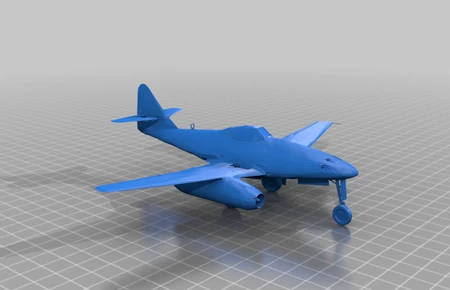 Modelo 3d de Messerschmitt me 262 para impresoras 3d