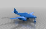  Messerschmitt me 262  3d model for 3d printers