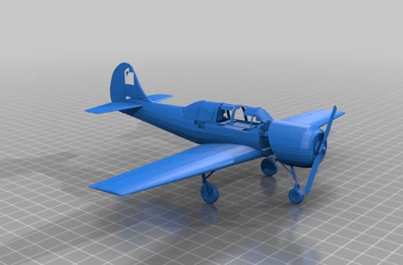 Modelo 3d de Yak-52 para impresoras 3d