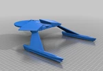  Chandley class starship  3d model for 3d printers