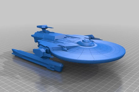  Miranda soruz subclass starship  3d model for 3d printers