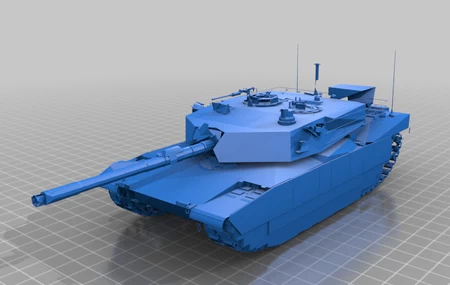 Modelo 3d de M1 abrams para impresoras 3d