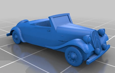  1936citroenroadster  3d model for 3d printers