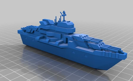  P.a.t battleship  3d model for 3d printers