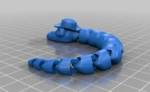  Articulated snake  3d model for 3d printers