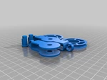 滑轮（可3d打印） 3D 打印机的 3D 模型