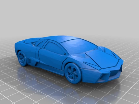 Modelo 3d de Lamborghini reventon y lamborghini sesto elemento para impresoras 3d