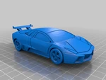 Modelo 3d de Lamborghini reventon y lamborghini sesto elemento para impresoras 3d