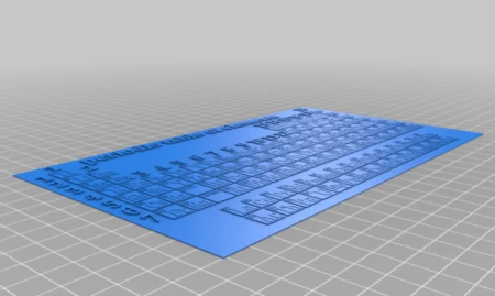  Periodic table  3d model for 3d printers