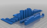  Periodic table  3d model for 3d printers