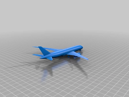 Modelo 3d de Boeing 747-400 y embraer erj-170 para impresoras 3d