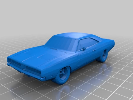 Modelo 3d de Dodge cargador para impresoras 3d