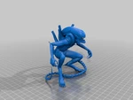  Alien  3d model for 3d printers