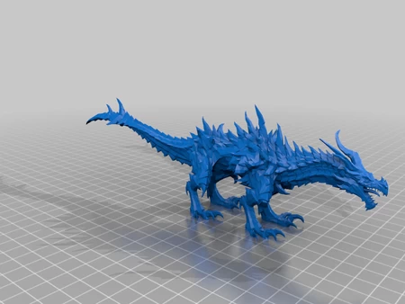  More dragons  3d model for 3d printers