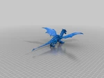  More dragons  3d model for 3d printers