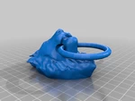  Lion door knob  3d model for 3d printers