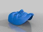 Modelo 3d de Máscara anónima imprimible para impresoras 3d