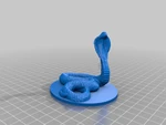 Modelo 3d de Cobra para impresoras 3d