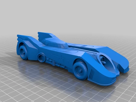  Batmobile  3d model for 3d printers