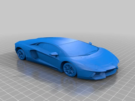 Modelo 3d de La ferrari vs lamborghini aventador s para impresoras 3d