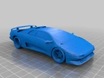 Modelo 3d de Ferrari vs lambo  para impresoras 3d