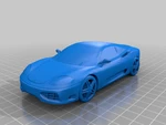 Modelo 3d de Ferrari vs lambo  para impresoras 3d