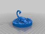 Modelo 3d de Escorpión para impresoras 3d