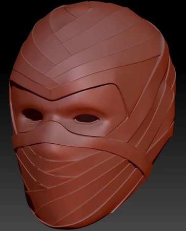  Moon knight helmet  3d model for 3d printers